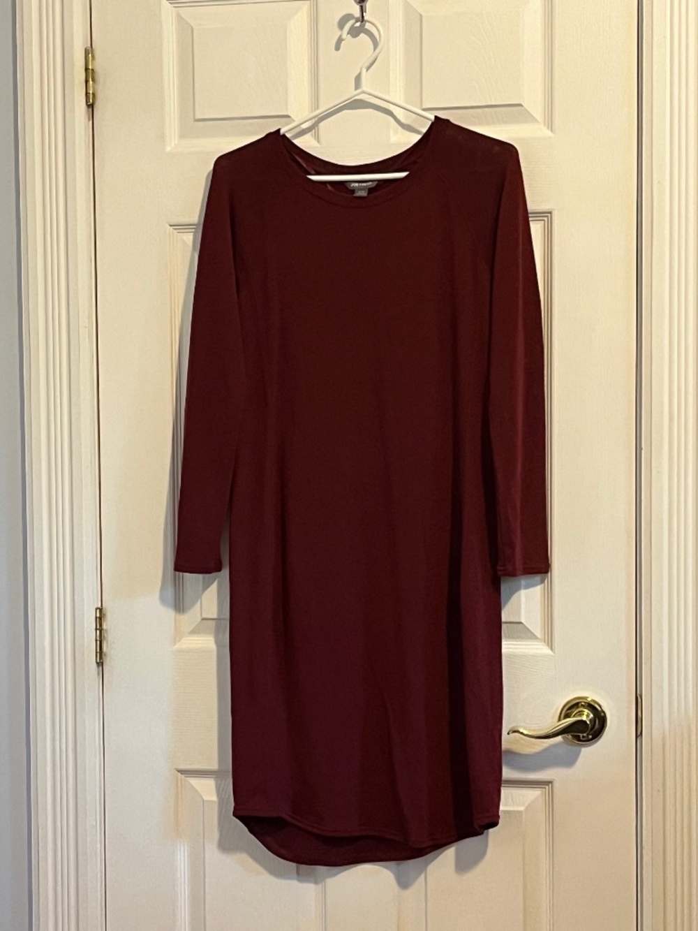 Burgundy/Wine sweater dress long sleeve